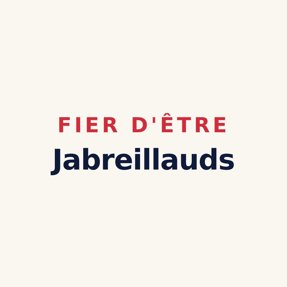 Tasse « Fier d'être Jabreillauds » — design pour Jabreilles-les-Bordes