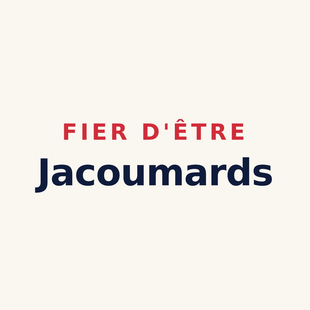 Tasse « Fier d'être Jacoumards » — design pour Jacou
