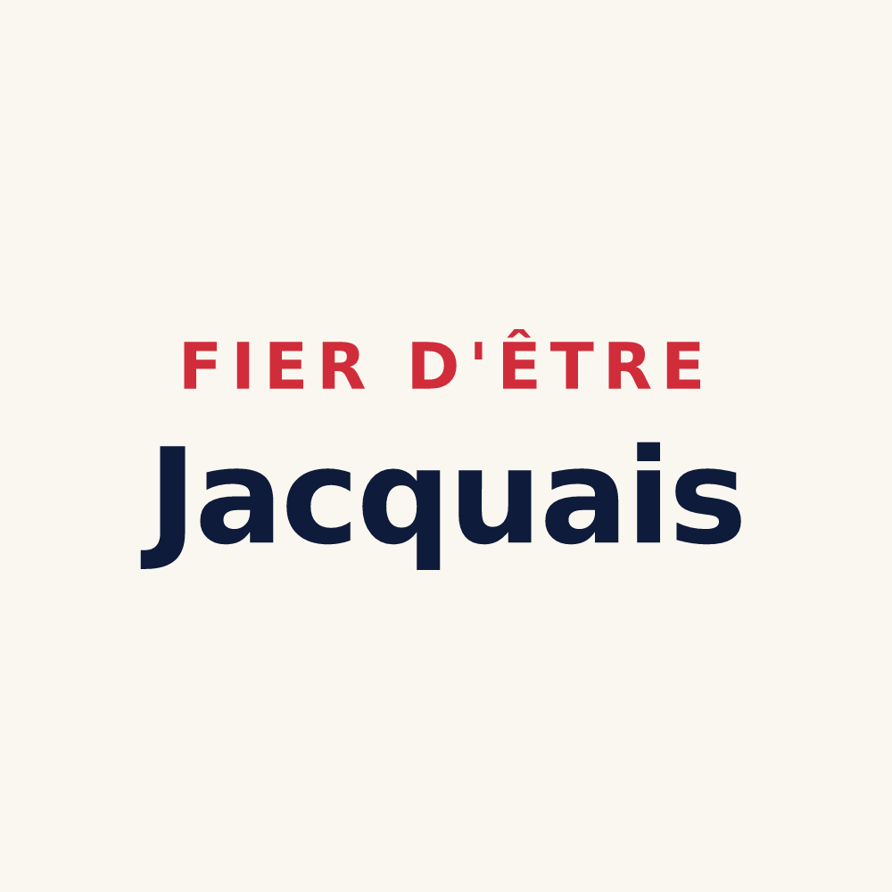 Tasse « Fier d'être Jacquais » — design pour Jacque