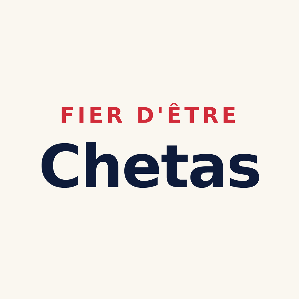 Tasse « Fier d'être Chetas » — design pour Jainvillotte