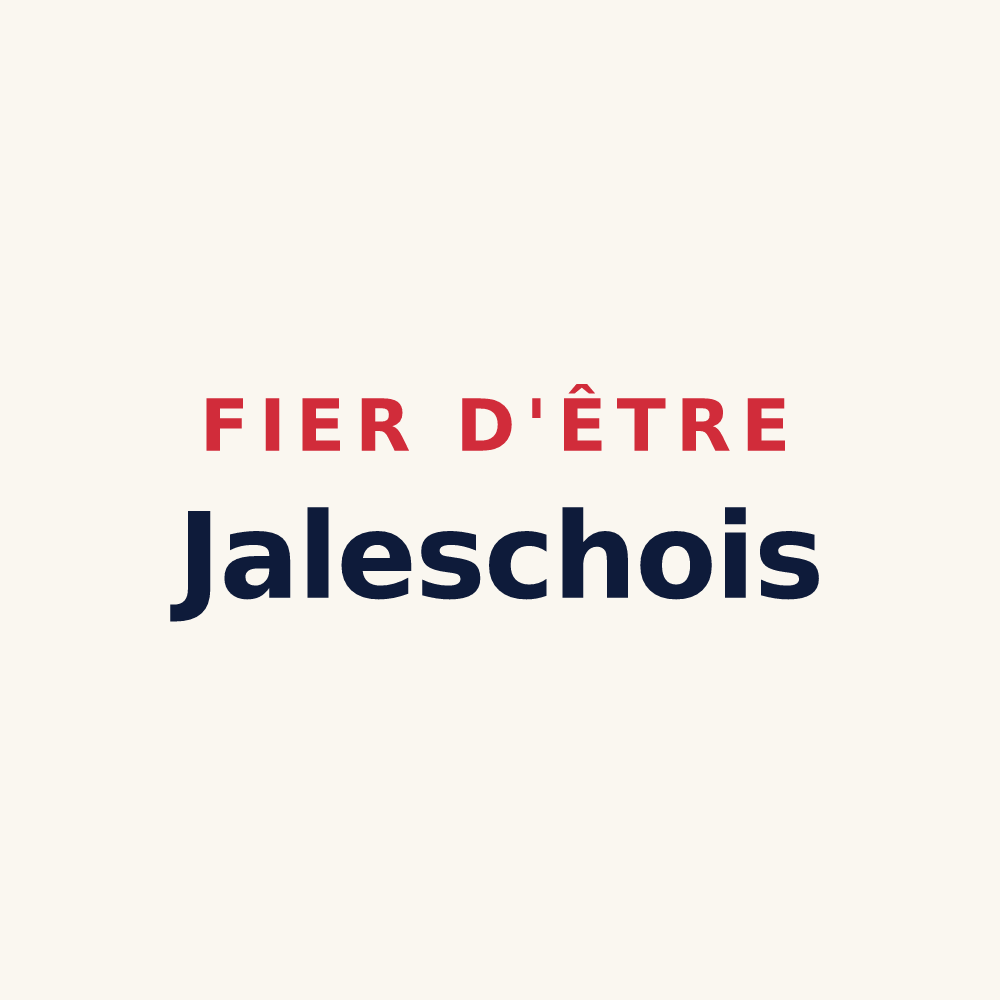 Tasse « Fier d'être Jaleschois » — design pour Jalesches