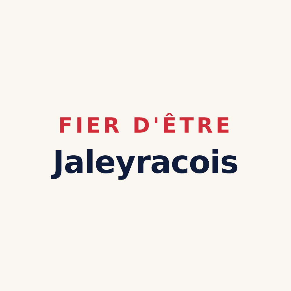 Tasse « Fier d'être Jaleyracois » — design pour Jaleyrac