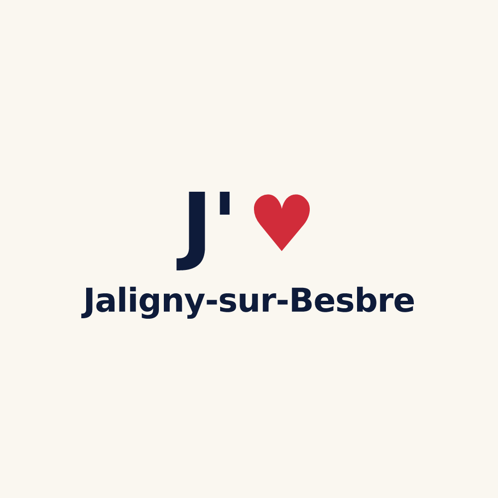 Tasse personnalisée Jaligny-sur-Besbre — design J'aime Jaligny-sur-Besbre
