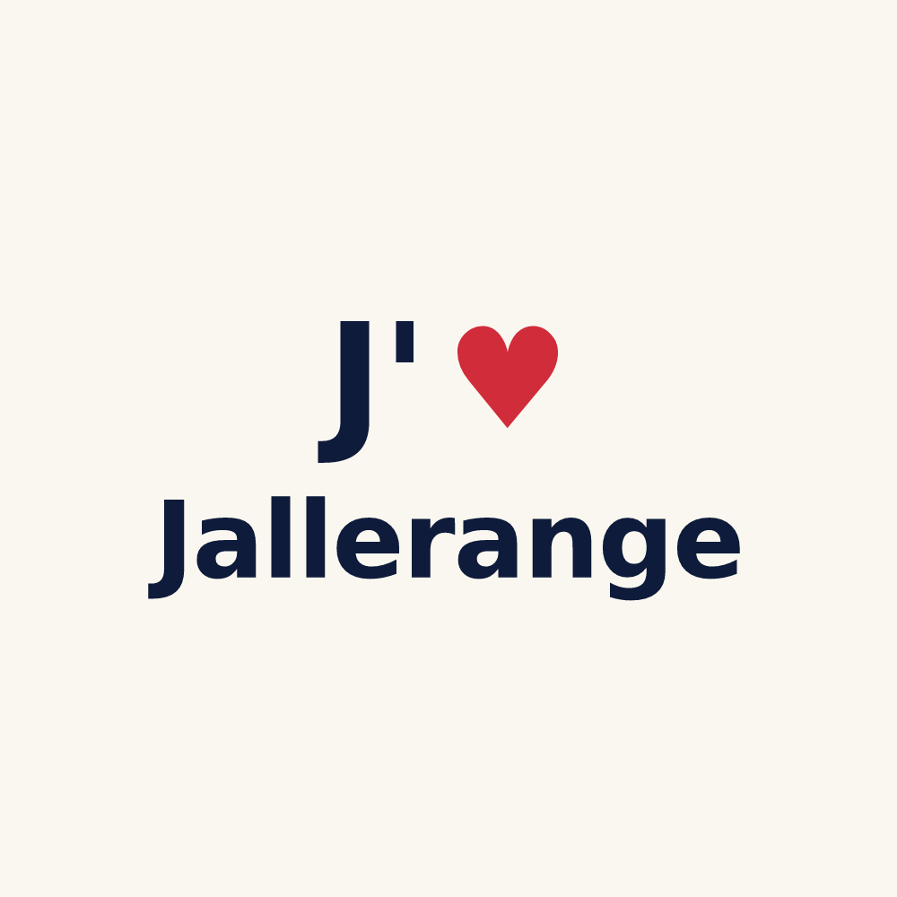 Tasse personnalisée Jallerange — design J'aime Jallerange