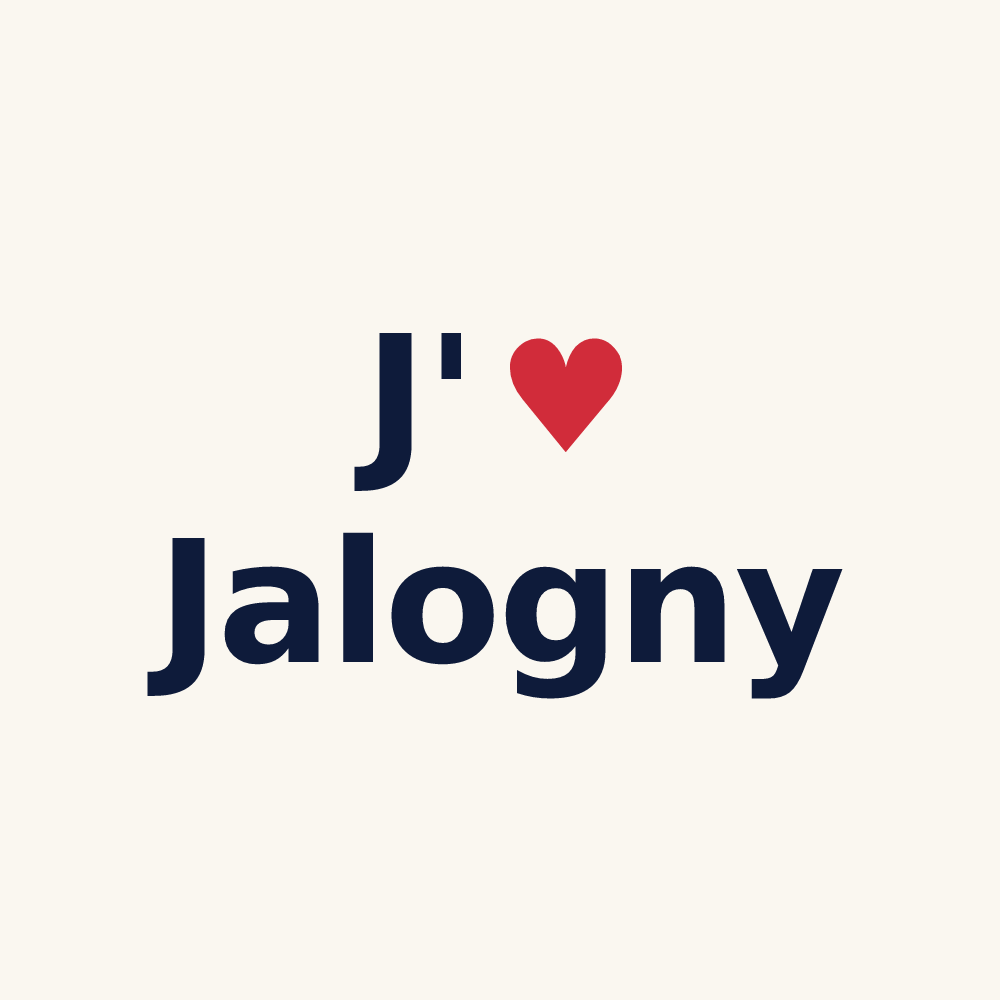 Tasse personnalisée Jalogny — design J'aime Jalogny