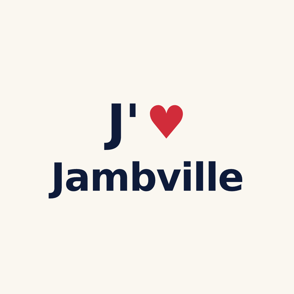 Tasse personnalisée Jambville — design J'aime Jambville