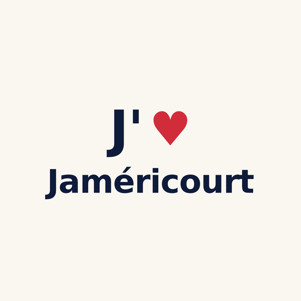 Tasse personnalisée Jaméricourt — design J'aime Jaméricourt