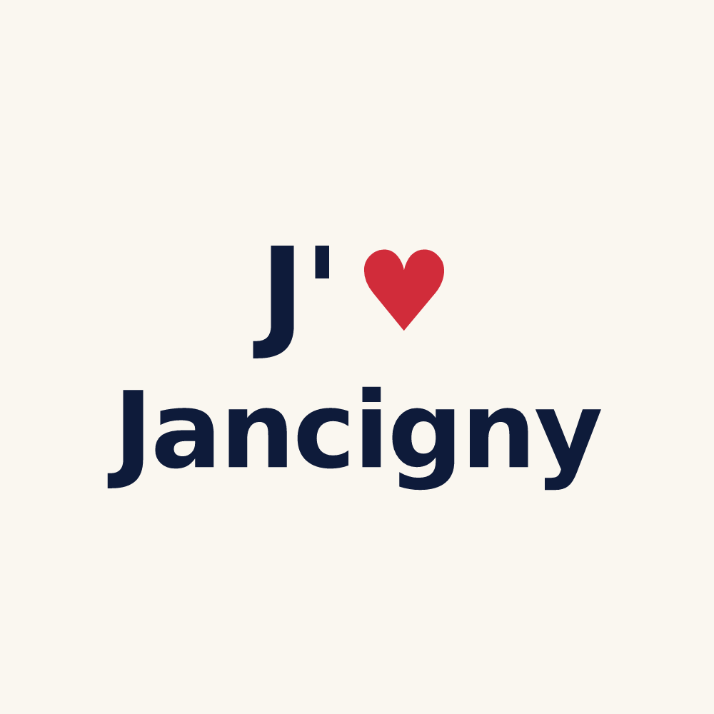 Tasse personnalisée Jancigny — design J'aime Jancigny