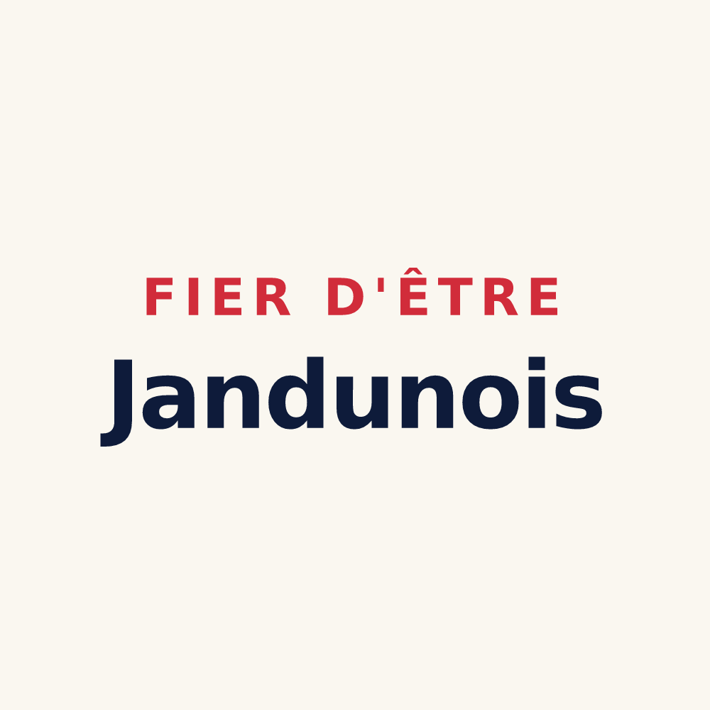 Tasse « Fier d'être Jandunois » — design pour Jandun