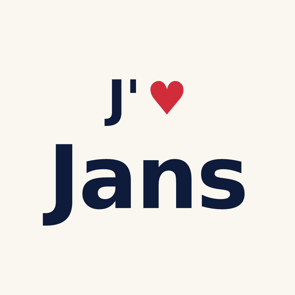 Tasse personnalisée Jans — design J'aime Jans