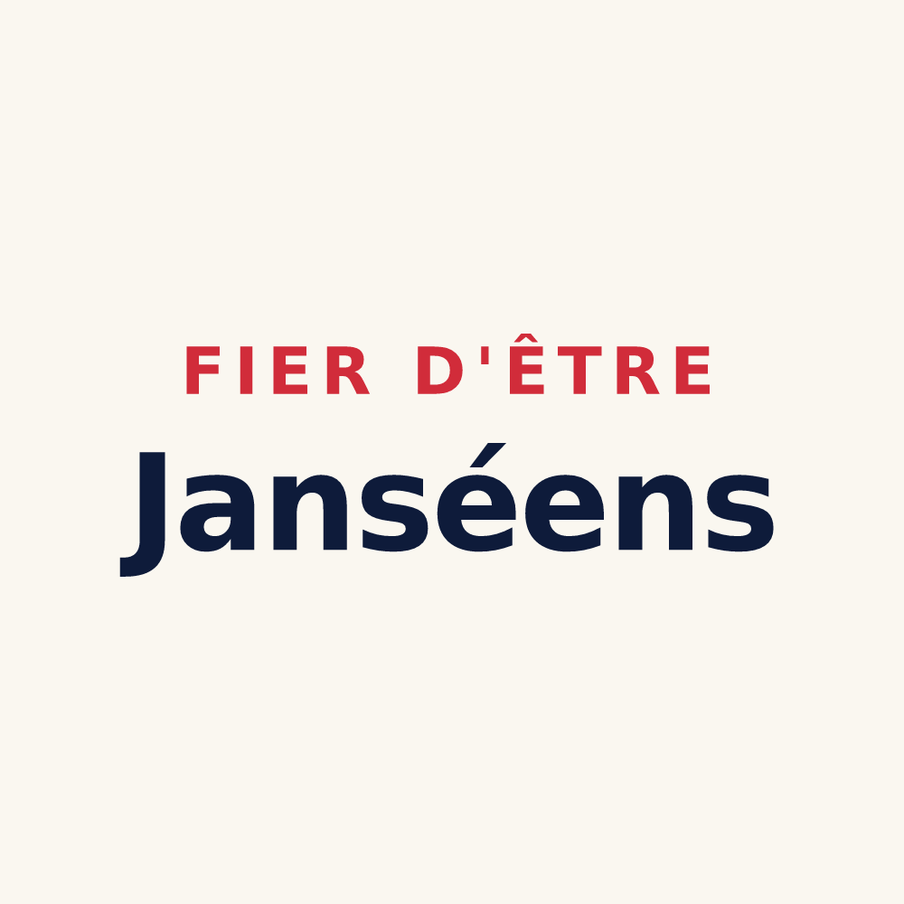 Tasse « Fier d'être Janséens » — design pour Jans
