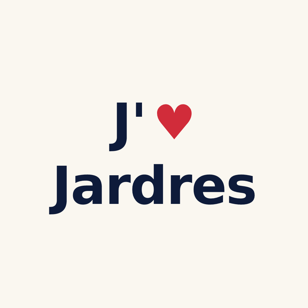 Tasse personnalisée Jardres — design J'aime Jardres