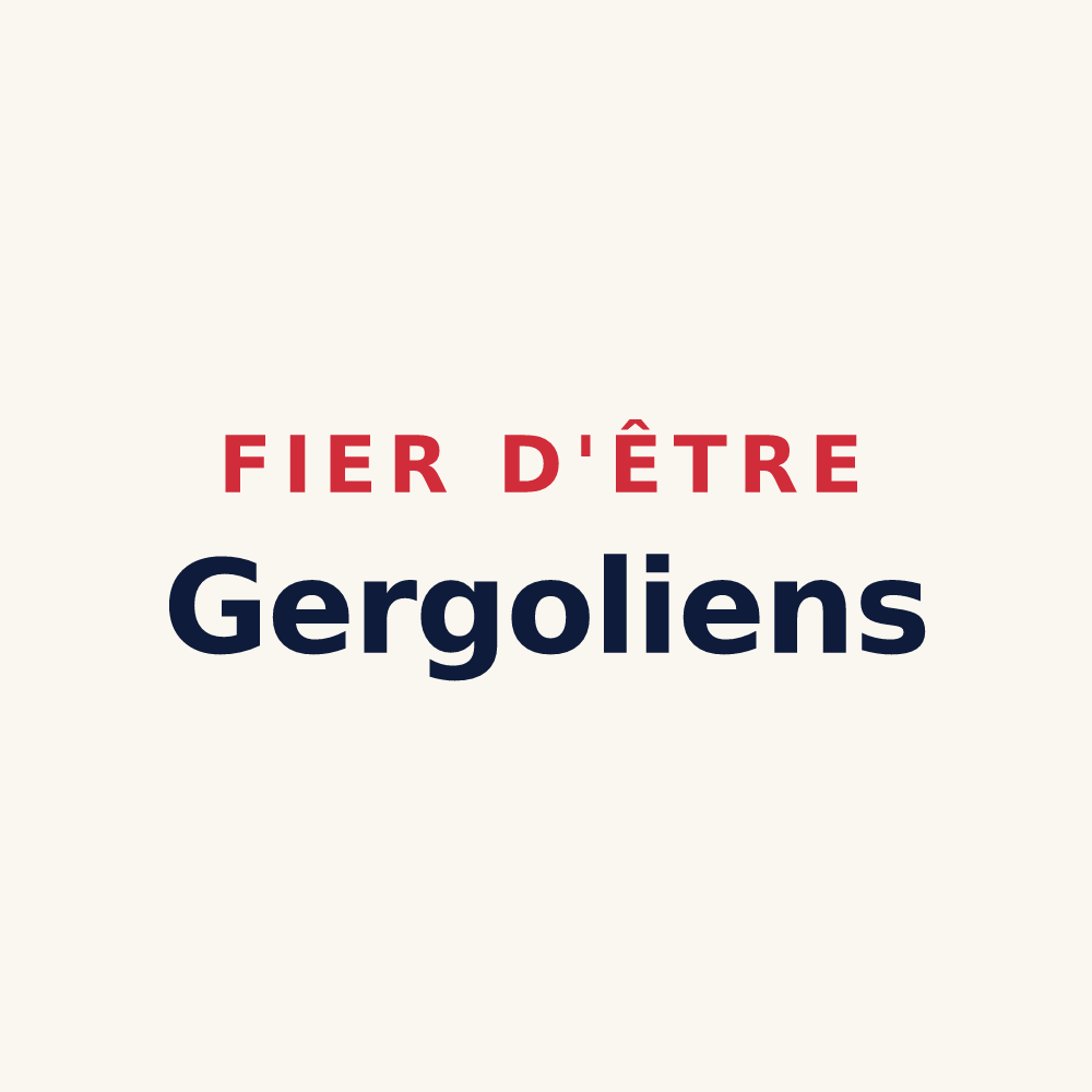 Tasse « Fier d'être Gergoliens » — design pour Jargeau