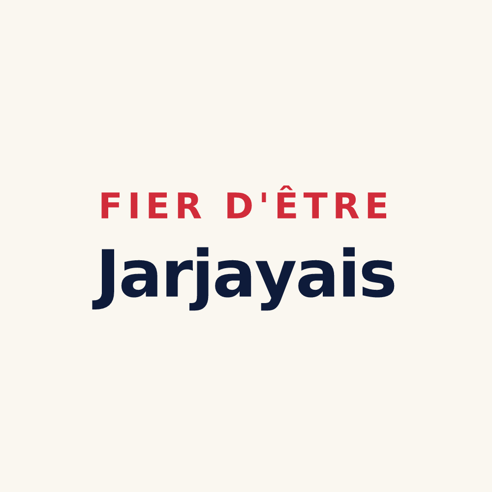 Tasse « Fier d'être Jarjayais » — design pour Jarjayes