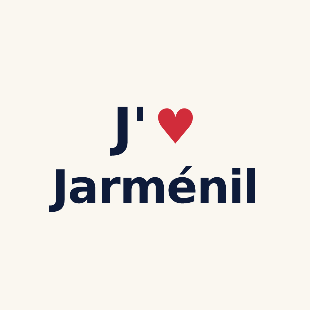 Tasse personnalisée Jarménil — design J'aime Jarménil