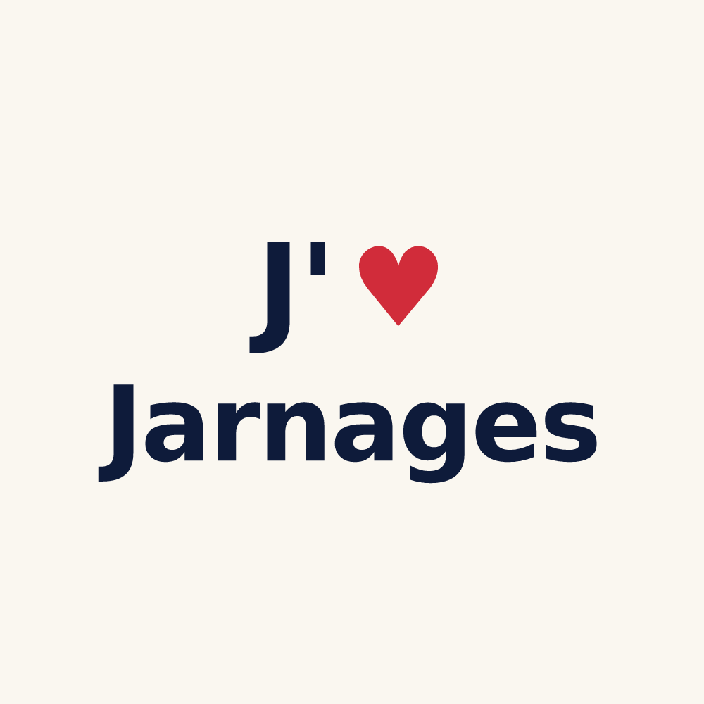 Tasse personnalisée Jarnages — design J'aime Jarnages