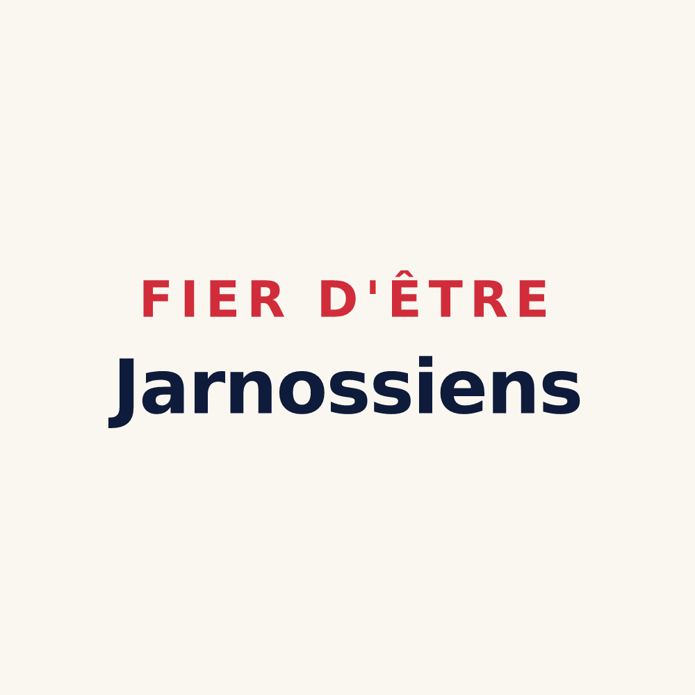 Tasse « Fier d'être Jarnossiens » — design pour Jarnosse