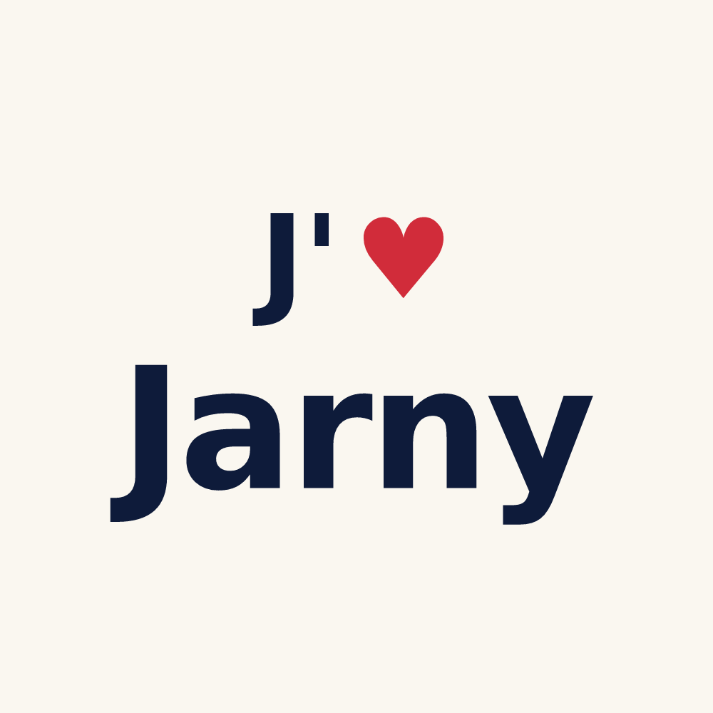 Tasse personnalisée Jarny — design J'aime Jarny