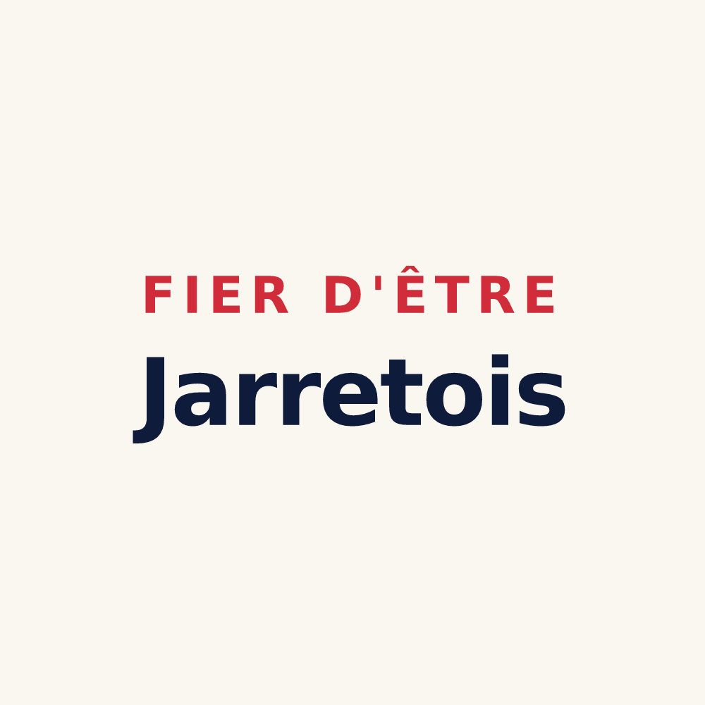 Tasse « Fier d'être Jarretois » — design pour Jarret