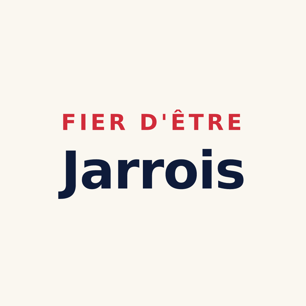 Tasse « Fier d'être Jarrois » — design pour Jarrie