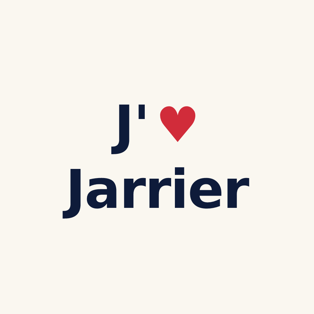 Tasse personnalisée Jarrier — design J'aime Jarrier