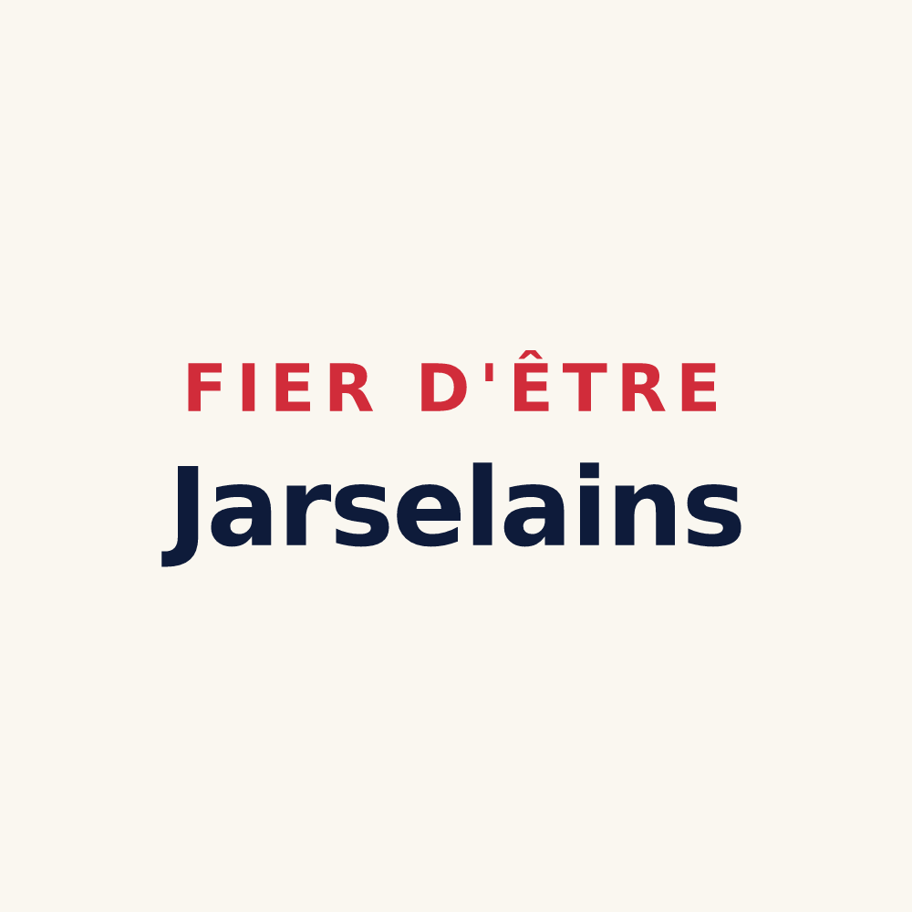 Tasse « Fier d'être Jarselains » — design pour Jarsy