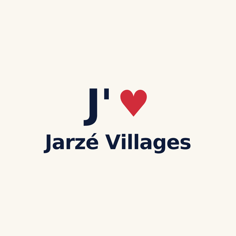 Tasse personnalisée Jarzé Villages — design J'aime Jarzé Villages