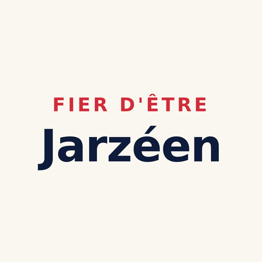 Tasse « Fier d'être Jarzéen » — design pour Jarzé Villages