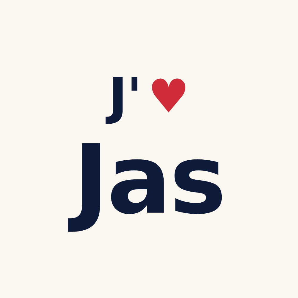 Tasse personnalisée Jas — design J'aime Jas