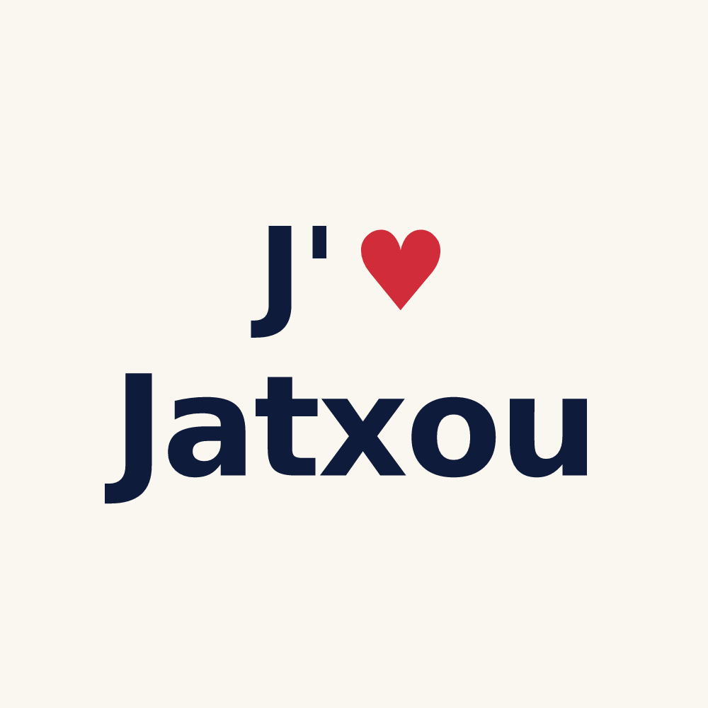 Tasse personnalisée Jatxou — design J'aime Jatxou