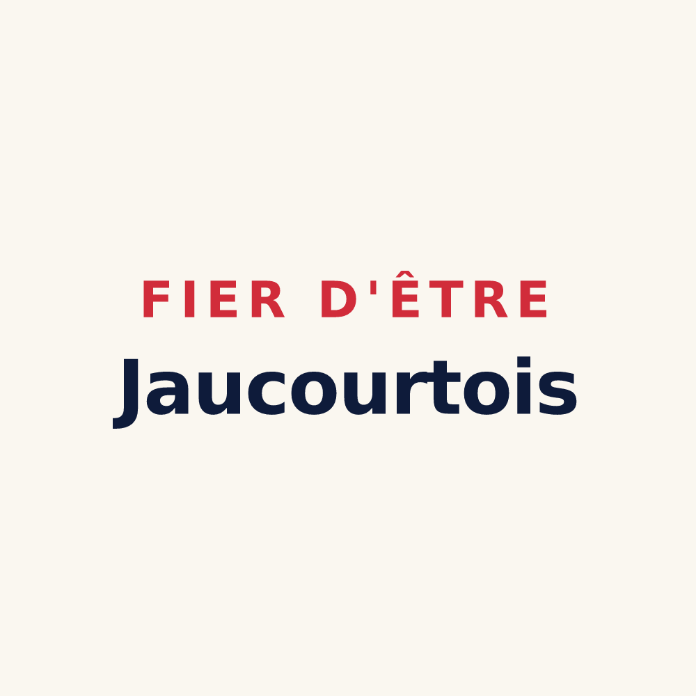Tasse « Fier d'être Jaucourtois » — design pour Jaucourt