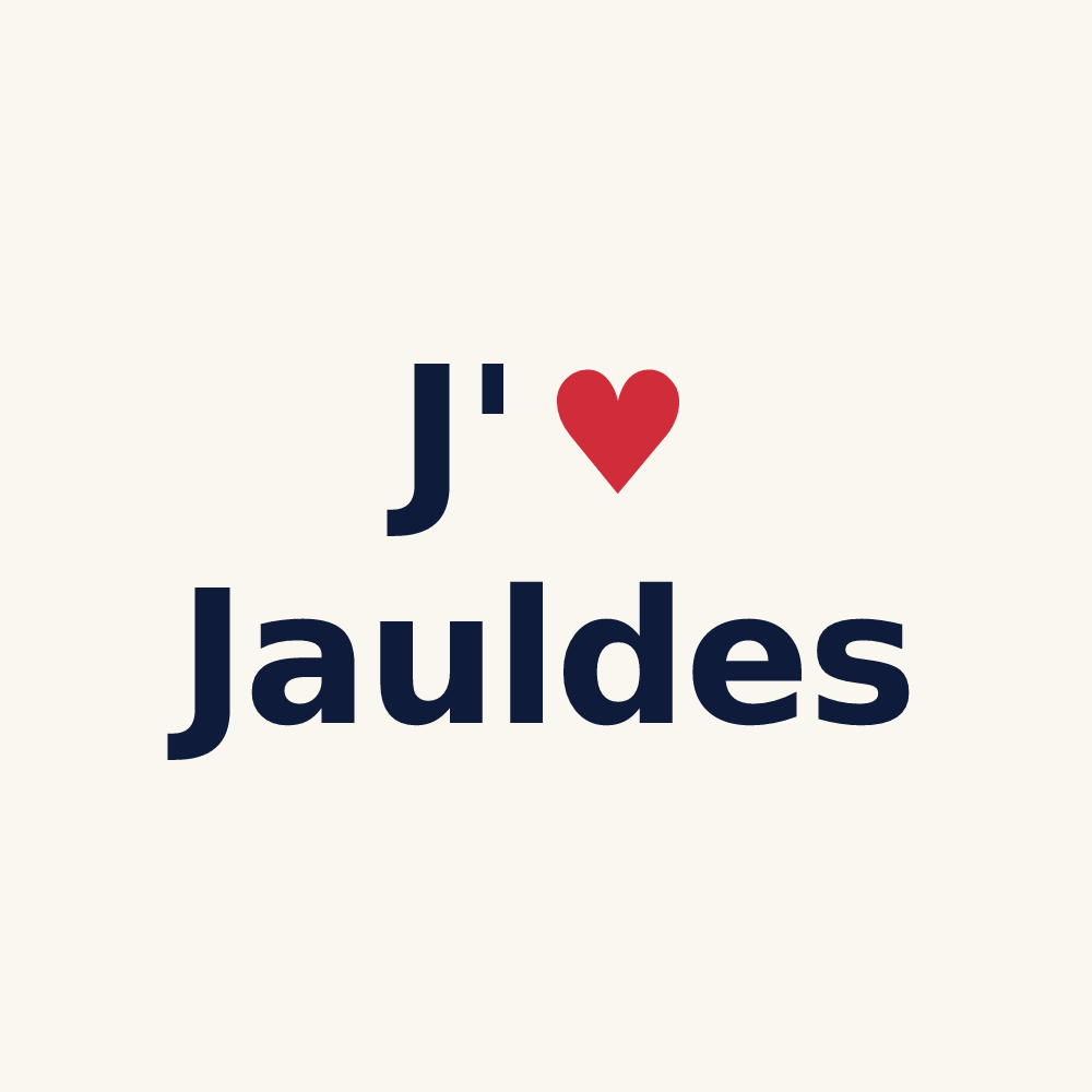 Tasse personnalisée Jauldes — design J'aime Jauldes