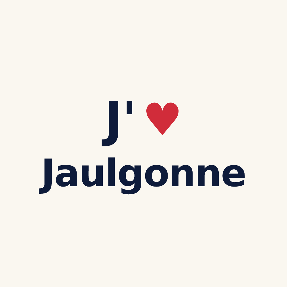 Tasse personnalisée Jaulgonne — design J'aime Jaulgonne