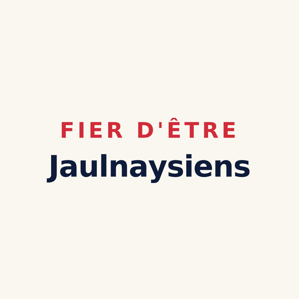 Tasse « Fier d'être Jaulnaysiens » — design pour Jaulnay