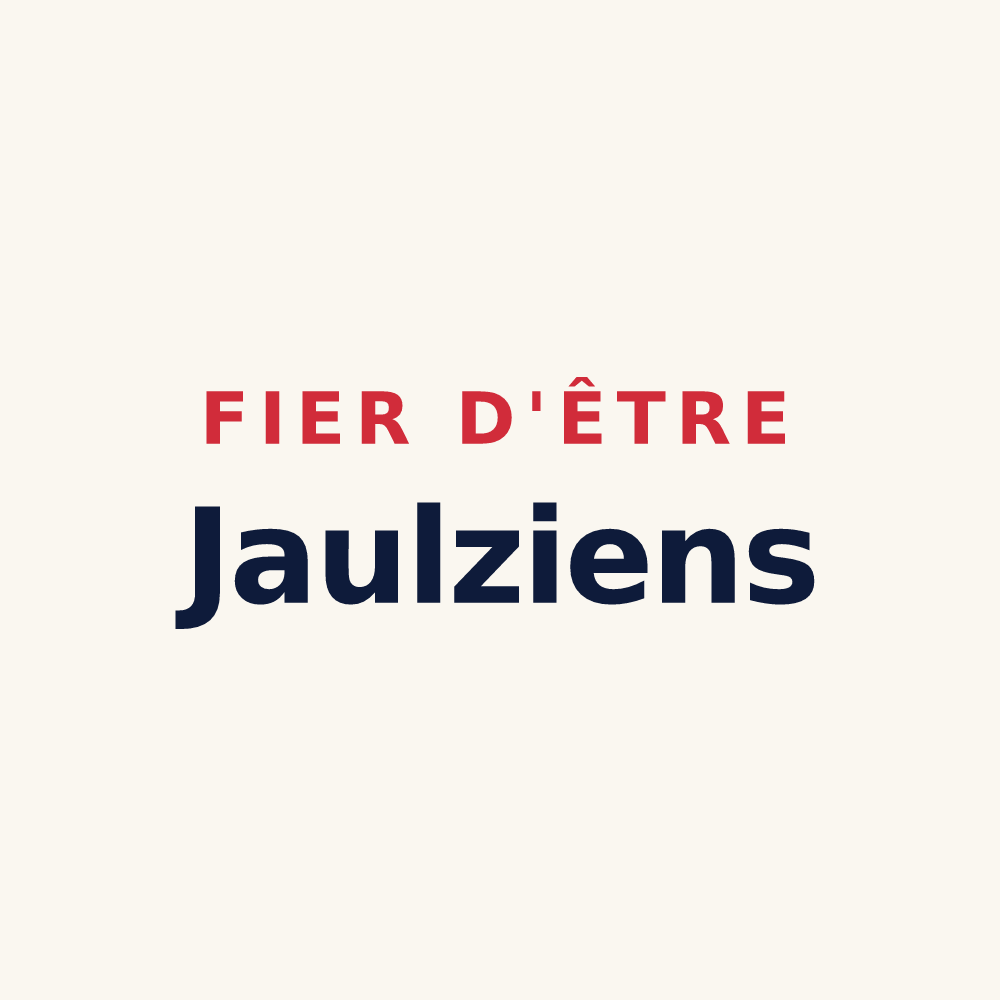 Tasse « Fier d'être Jaulziens » — design pour Jaulzy