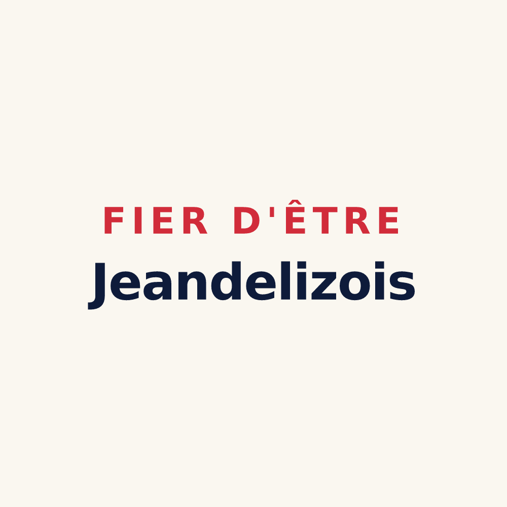 Tasse « Fier d'être Jeandelizois » — design pour Jeandelize