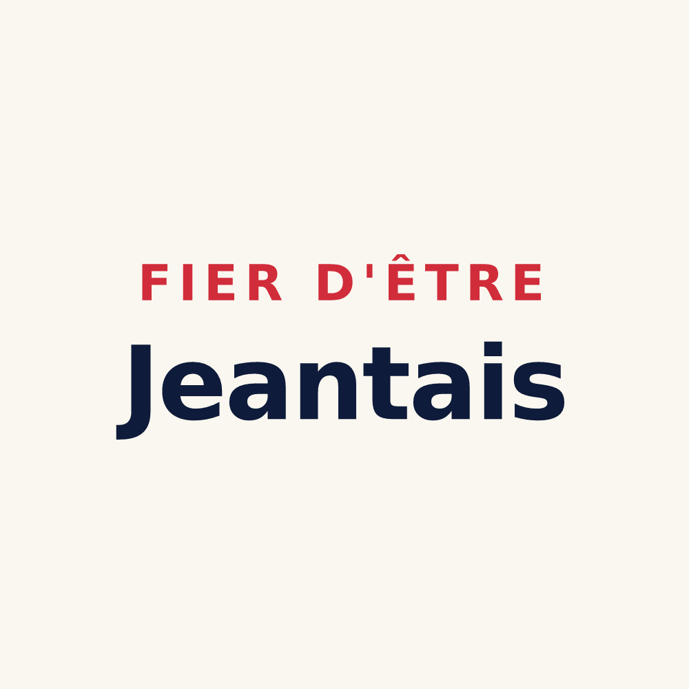 Tasse « Fier d'être Jeantais » — design pour Jeantes