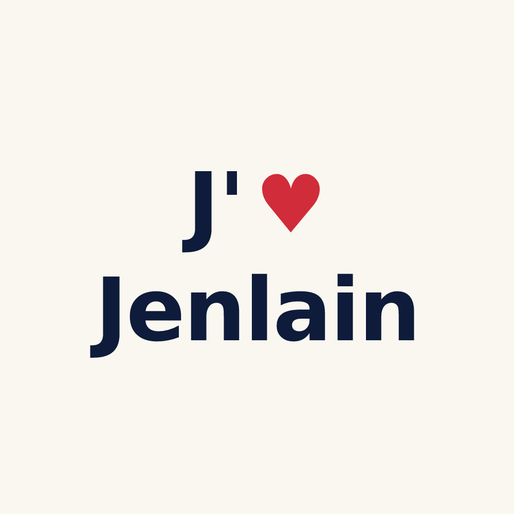 Tasse personnalisée Jenlain — design J'aime Jenlain