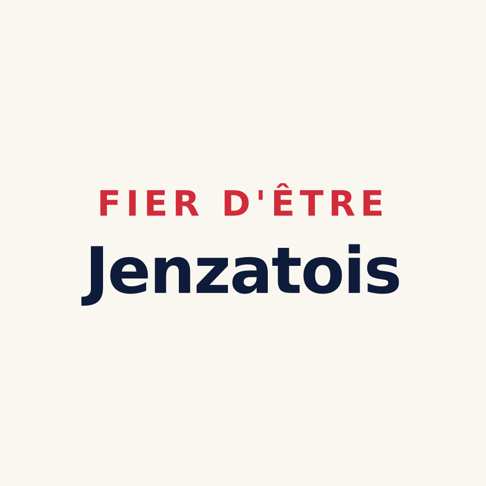 Tasse « Fier d'être Jenzatois » — design pour Jenzat