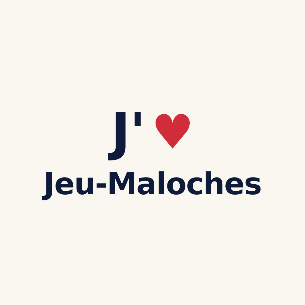 Tasse personnalisée Jeu-Maloches — design J'aime Jeu-Maloches