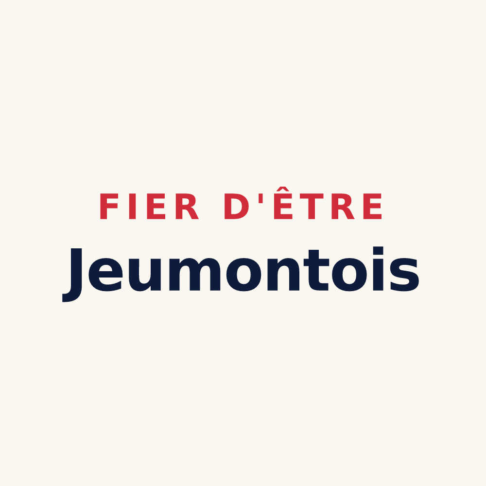 Tasse « Fier d'être Jeumontois » — design pour Jeumont