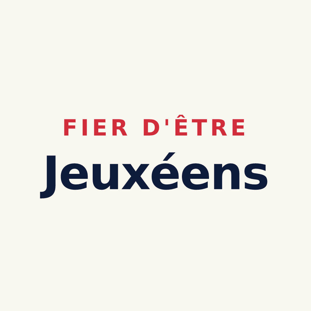 Tasse « Fier d'être Jeuxéens » — design pour Jeuxey