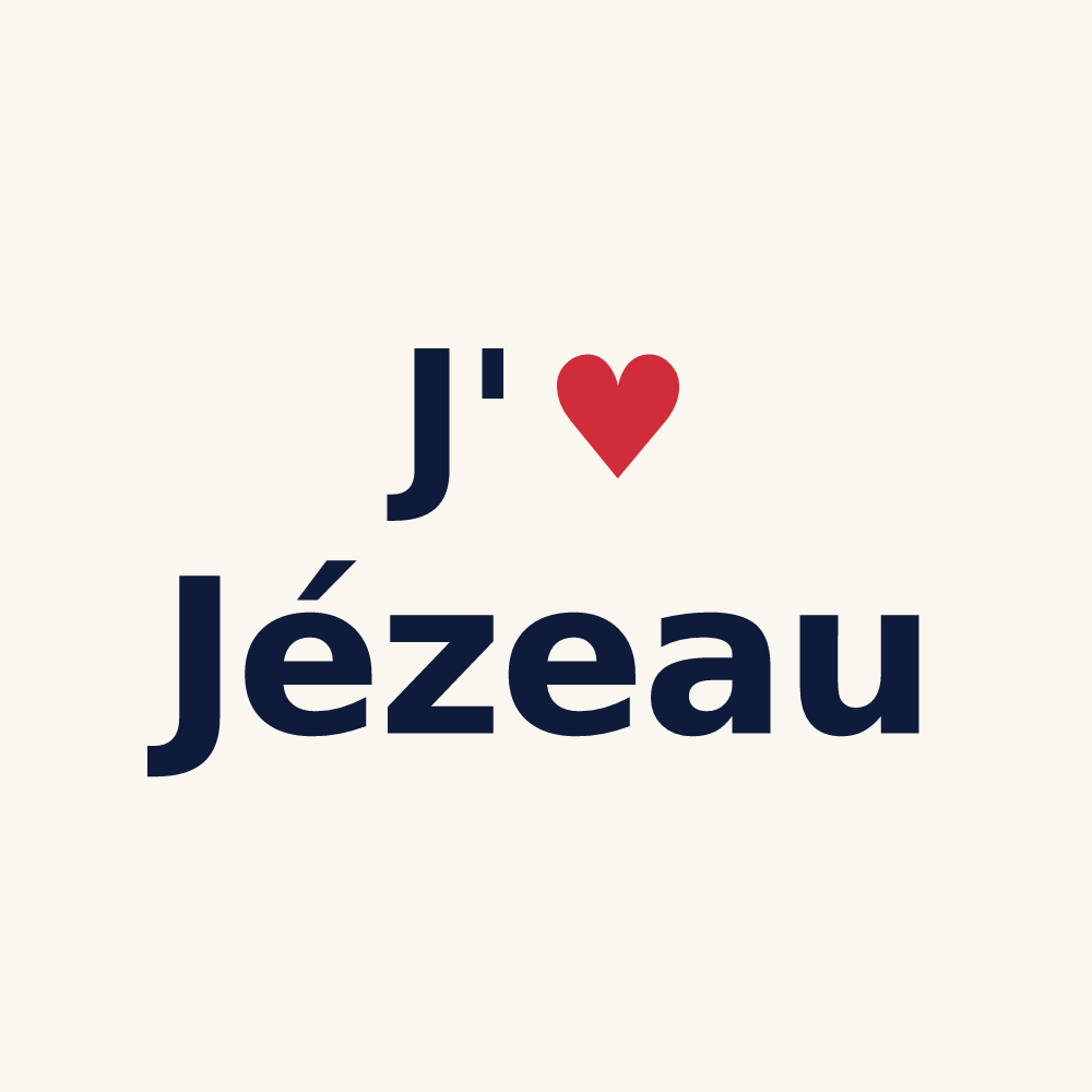 Tasse personnalisée Jézeau — design J'aime Jézeau