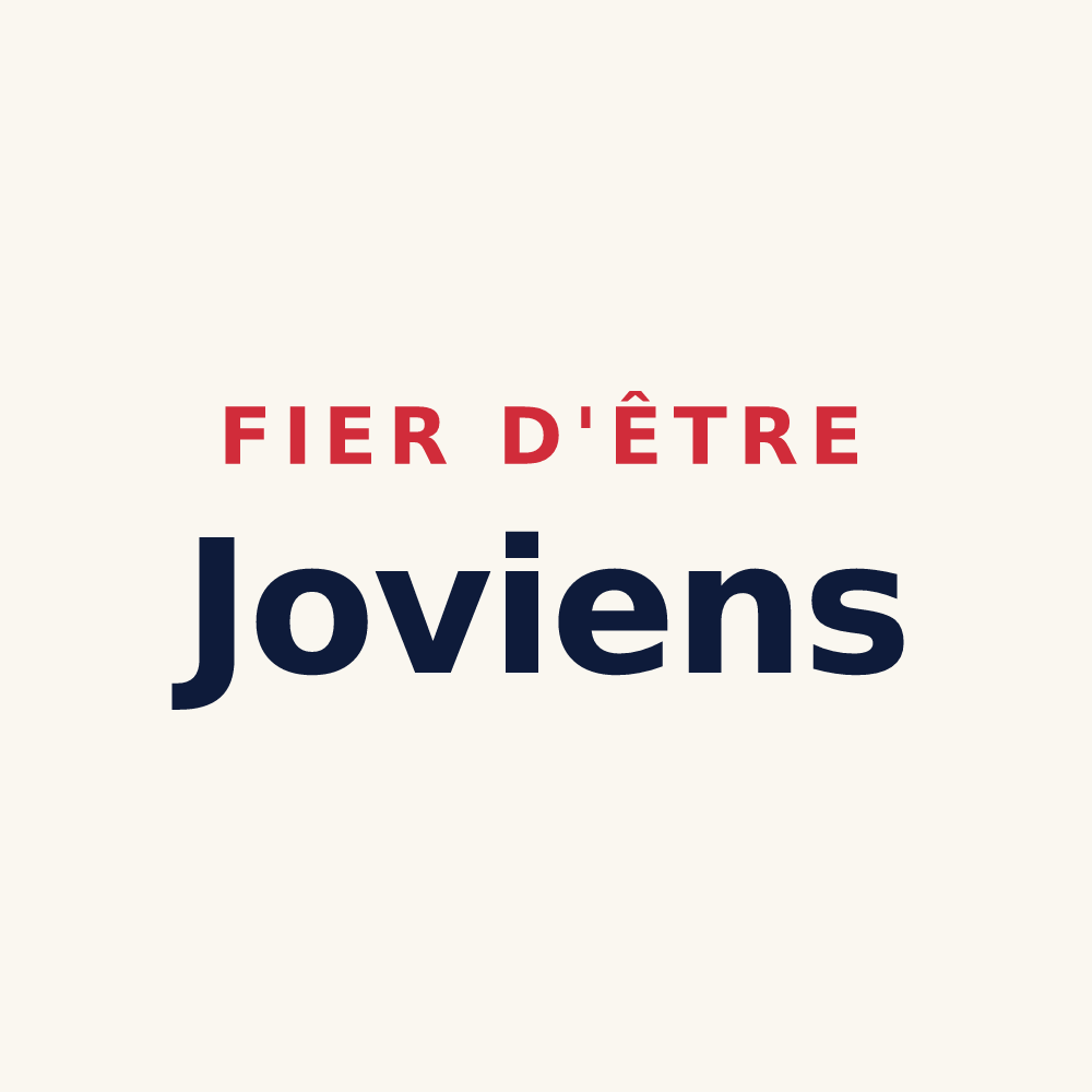 Tasse « Fier d'être Joviens » — design pour Job