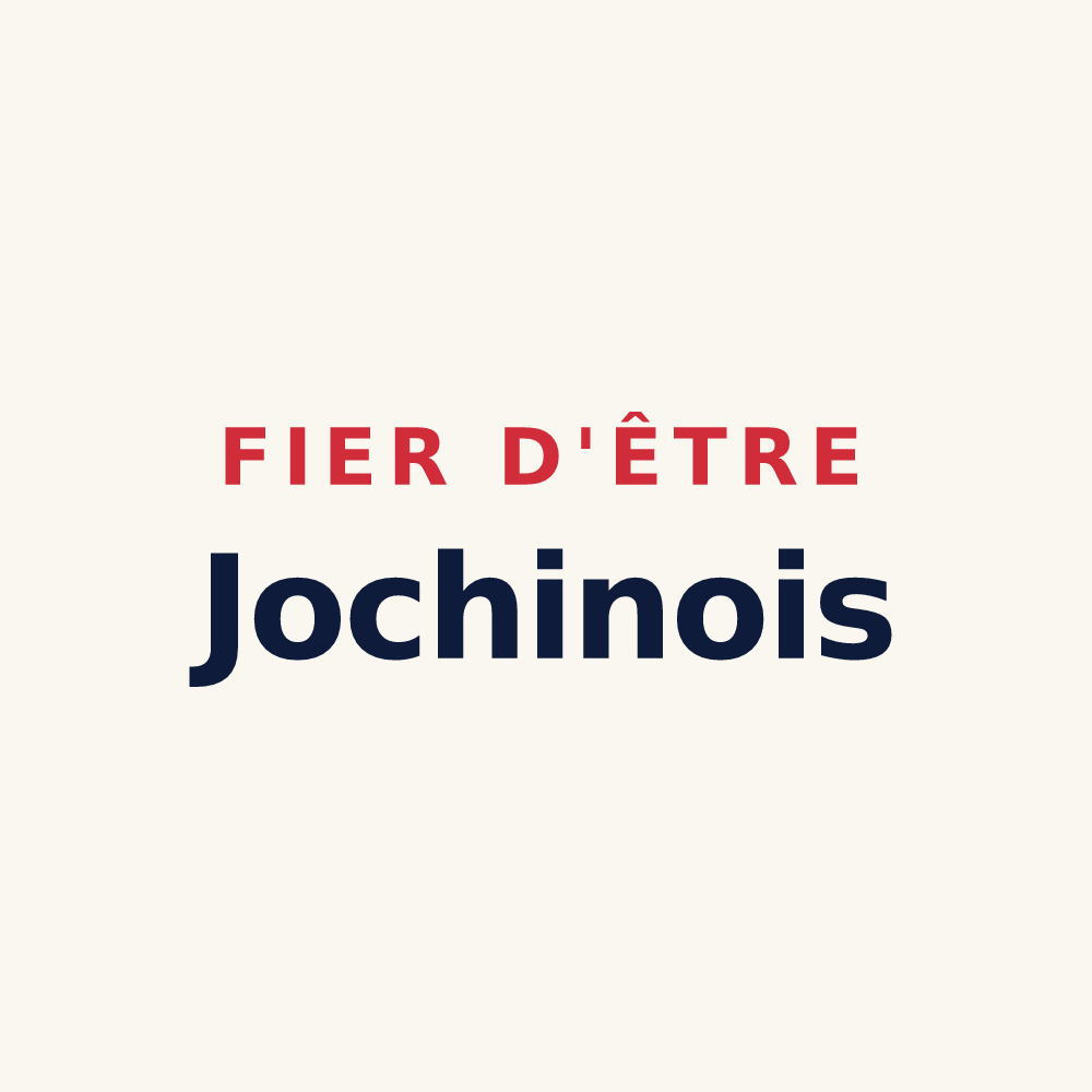 Tasse « Fier d'être Jochinois » — design pour Joch