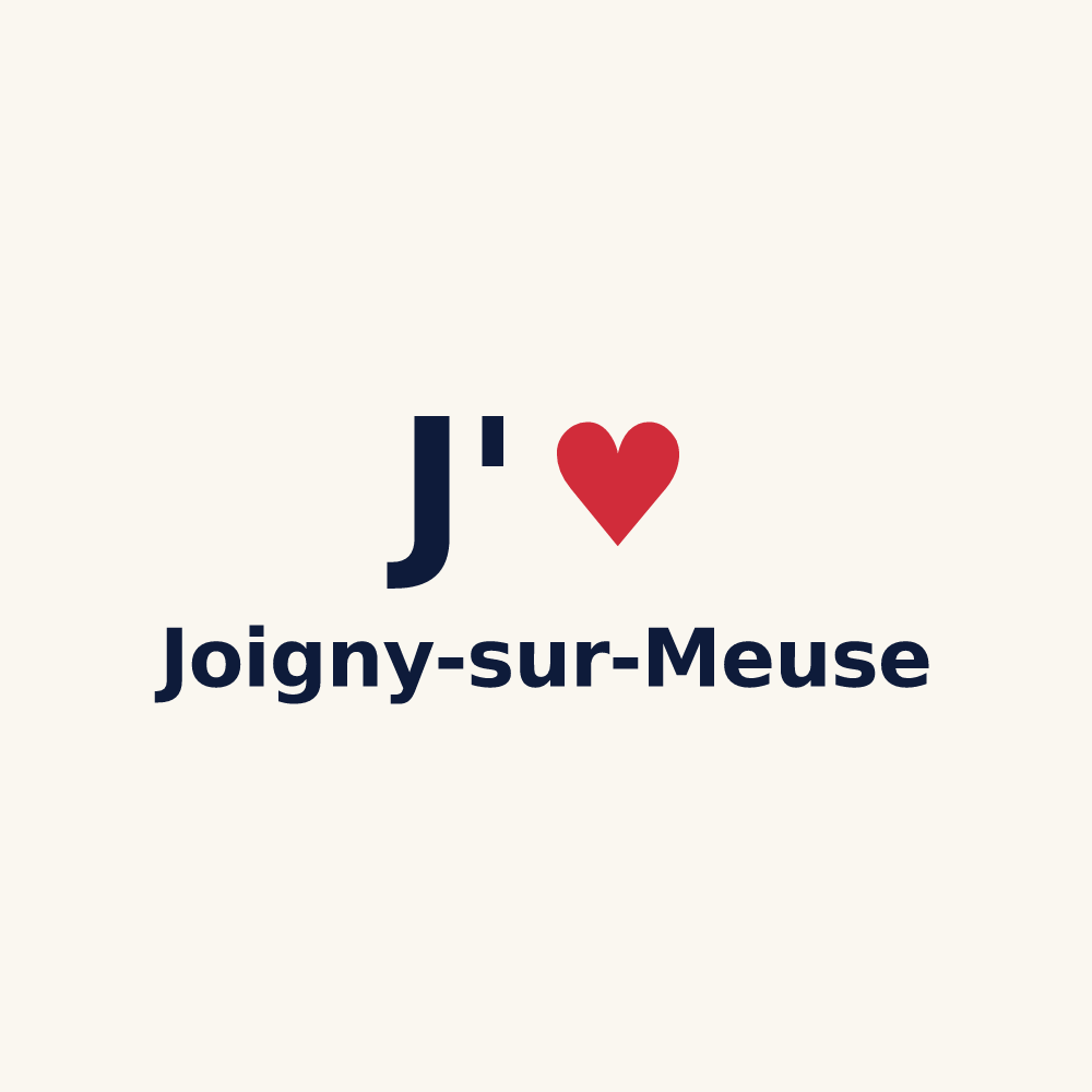 Tasse personnalisée Joigny-sur-Meuse — design J'aime Joigny-sur-Meuse