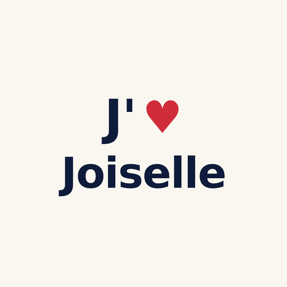 Tasse personnalisée Joiselle — design J'aime Joiselle