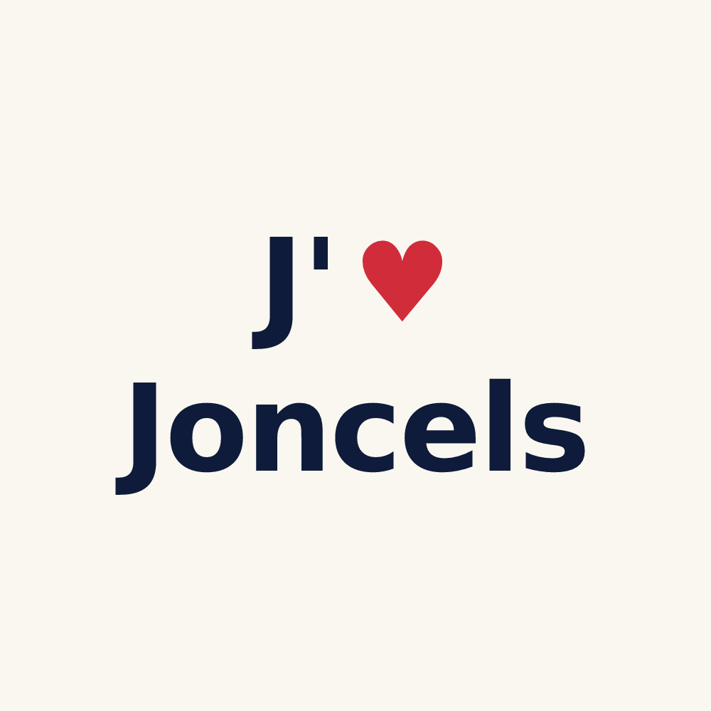 Tasse personnalisée Joncels — design J'aime Joncels
