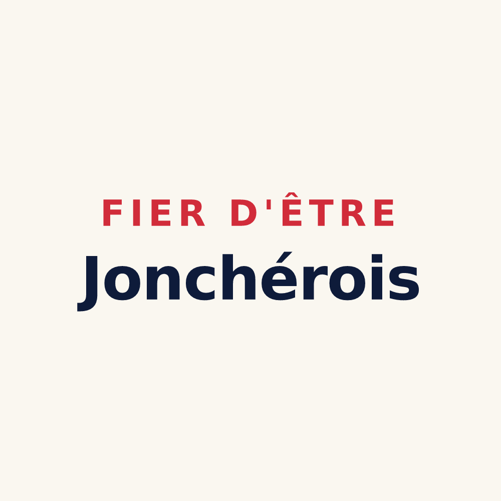 Tasse « Fier d'être Jonchérois » — design pour Jonchères