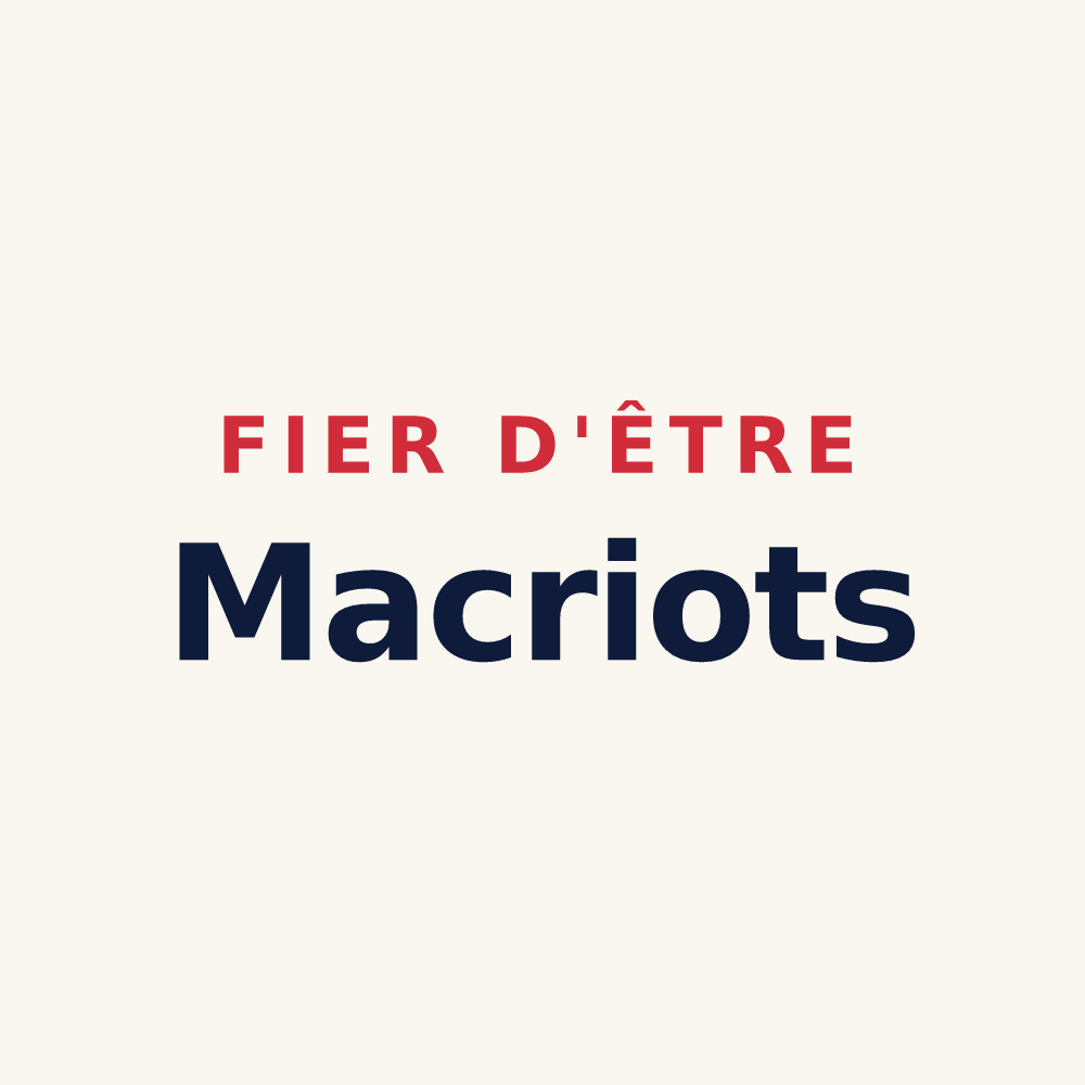 Tasse « Fier d'être Macriots » — design pour Jonchery-sur-Suippe